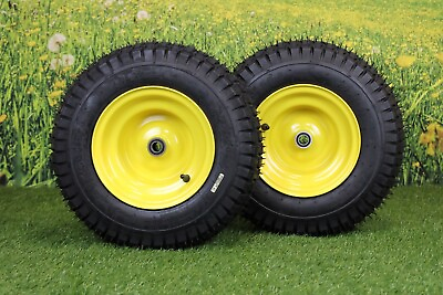 Set of 2 16x6.50 8 Tires amp; Wheels 4 Ply for Lawn amp; Garden Mower Turf Tires *FR $119.95
