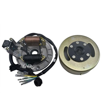 #ad Magneto Stator Plate amp; Flywheel for Honda CT70 CRF50 SSR XR70 110cc Dirt Bike $49.78