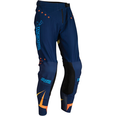 #ad Moose Racing Agroid Pants Navy Orange Waist Size 32 $23.84