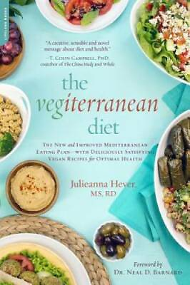 #ad The Vegiterranean Diet: The New and Improved Mediterranean Eating Plan w GOOD $4.82