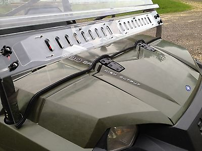#ad POLARIS RANGER 800 FULL SIZE ROUND CAGE 2009 2014 MAX FLO VENTED WINDSHIELD SALE $269.95