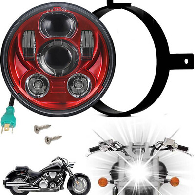 Eagle Lights Honda VTX 1300 1800 Red Projection LED Headlight Kit Plug and Play $159.99