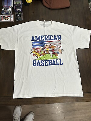 #ad Vintage Charlie Brown Baseball T shirt Size XL $19.50
