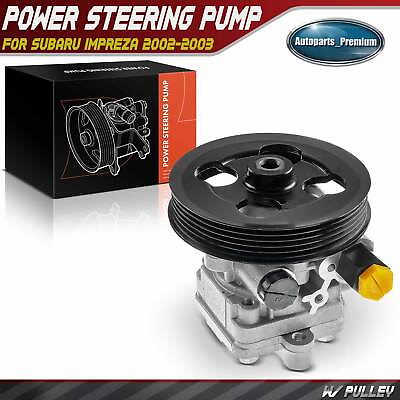 #ad New Power Steering Pump w Pulley 21 5328 for Subaru Impreza 2002 2003 H4 2.0L $88.99