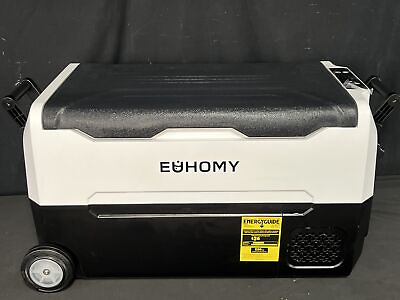 #ad #ad Euhomy CFA 35 Portable Car Refrigerator White amp; Black New Open Box $107.39