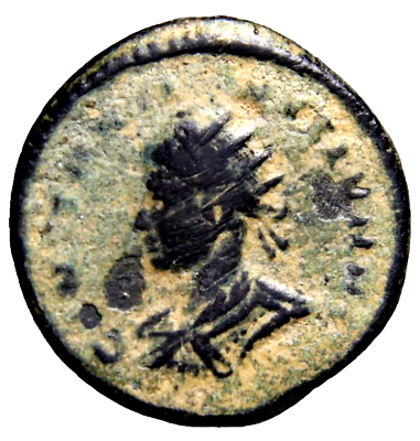 #ad Constantine II as Caesar BI Nummus Altar BRITIAN London AD 322 Roman Coin wCOA $43.16