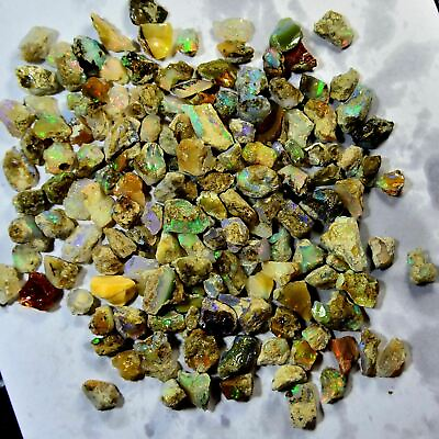 #ad Natural Superb Ethiopian Welo Fire Opal Rough Lot Wholesale Gemstone C $7.99