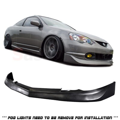 #ad SASA Fit for 02 04 Acura RSX DC5 M Style JDM Front PU Bumper Chin Lip Spoiler $109.99