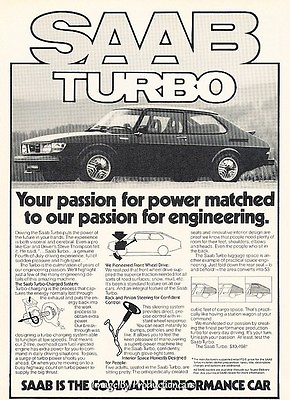 #ad 1978 SAAB 99 Turbo Original Advertisement Print Art Car Ad H89 $6.84