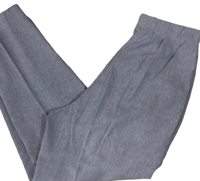 Napa Valley Vintage Women’s Pants Gray Elastic Waist Comfy Stretch Size Medium $14.00