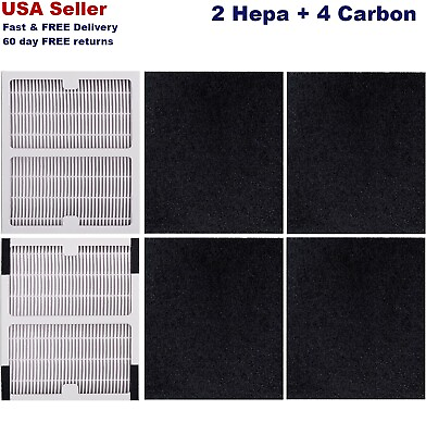 #ad Idylis Replacement Filters B IAF H 100B AC 2125 IAP 10 125 2 Hepa and 4 Carbon $31.95