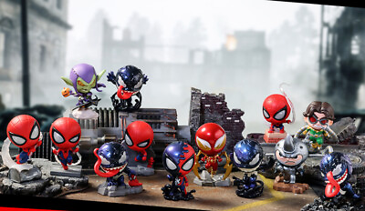 #ad POP MART X Marvel Spider Man Maximum Venom Series Confirmed Blind Box Figure HOT $20.51