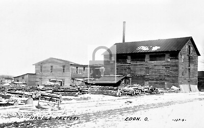 #ad Street View Handle Factory Edon Ohio OH Reprint Postcard $4.99