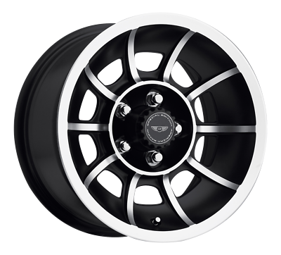 #ad 4 NEW SATIN BLACK MACHINED AMERICAN RACING VN47 VECTOR 15X7 5 114.30 56193 $604.00
