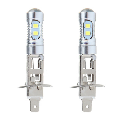 #ad 2019 H1 50W High Power LED Xenon White Fog Light Daytime Bulb 6000K US Stock $9.49