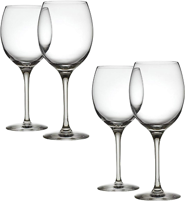 #ad SG119 1S4 Mami XL Set of 4 White Wine in Crystalline Glass One Size Transparen $166.99