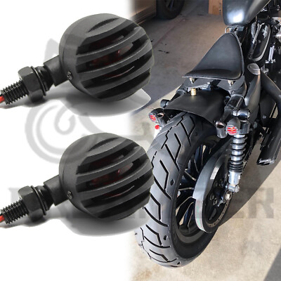 #ad 2x Motorcycle LED Turn Signal Lights For Harley Davidson Sportster 48 XL1200 883 $17.11