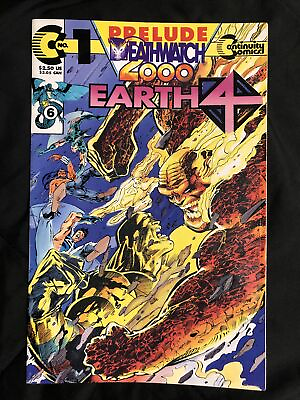 #ad Prelude Earth 4 Deathwatch 2000 #6 w card April 1993 Continuity Comics s2 $5.99