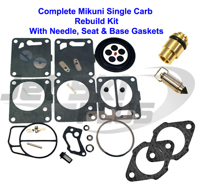 #ad #ad Yamaha Mikuni Carburetor Rebuild Kit Needle Seat Base Gasket Wave Runner 650 700 $40.95