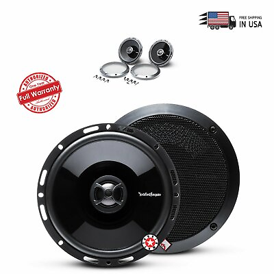 #ad New Rockford Fosgate PUNCH P1650 6.5quot; 110 Watt 2 Way Car Coaxial Speakers Audio $99.99