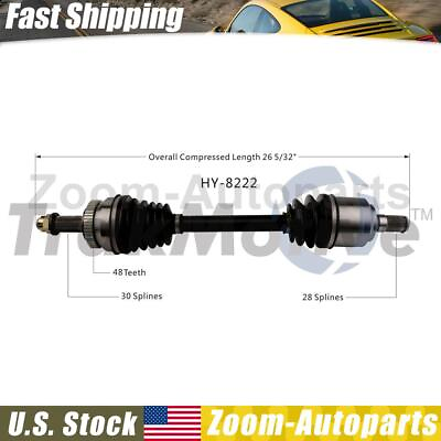 #ad For 2011 2012 2013 2014 Sonata Front Left Driver Side CV Axle Shaft $130.42