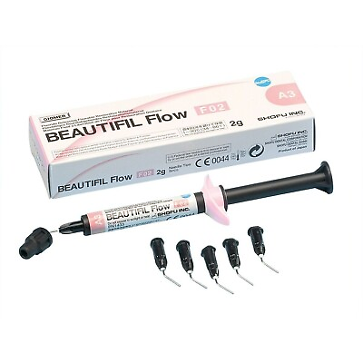#ad Shofu Beautifil Flow 2gm FO2 Dental Fluoride Flowable Composite All Shades $43.69