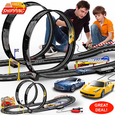 #ad Slot Car Race Track Sets For With High Speed Slot Car Race Track Set Electric $36.56