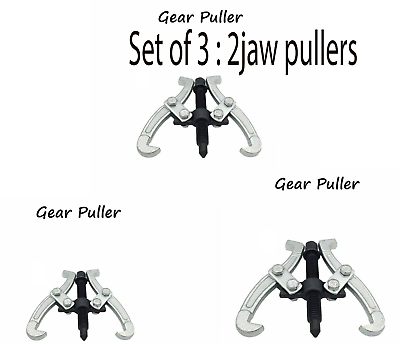 #ad Gear Puller Set 2 Jaw 3 Piece 3quot; 4quot; 6quot; Code Auto Tool $15.99