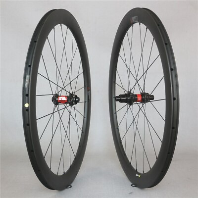 #ad #ad 12 Speed Carbon Fiber Road Wheelset 50*25mm Wheel Tubeless XDR Micro Spline $843.78