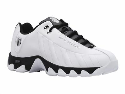 #ad Men K Swiss ST329 CMF Leather Shoes 03426 102 White Black 100% Original New $74.99
