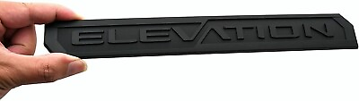 #ad ELEVATION Emblem Door Tailgate Badge for 19 21 Car SIERRA 84682634 Black 1Pcs $22.61