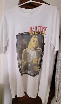 #ad Vintage Kurt Cobain shirt quot;the sun is gone but I have a lightquot; size large $350.00