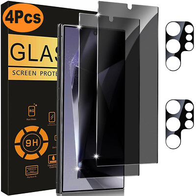 #ad For Samsung Galaxy S24 S24 Plus Ultra Privacy Anti Spy Tempered Screen Protector $9.99