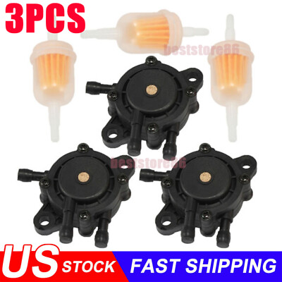 3Pack Fuel Gas Pump for BRIGGS amp; STRATTON 808492 808656 491922 691034 692313 $13.96