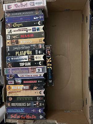 #ad Pick amp; Choose 3 Movies Lot VHS Cassettes From List Action Suspense $10.95