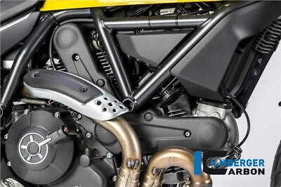 #ad Ilmberger Carbon Fibre Matt Cam Belt Covers Pair Ducati Scrambler Icon 2016 GBP 374.00