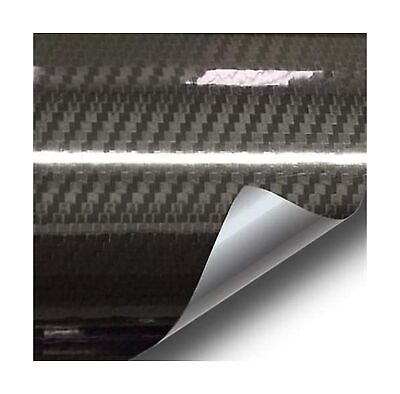 #ad VVIVID Epoxy High Gloss Black Carbon Vinyl Automotive Wrap Film DIY Easy to I... $83.13