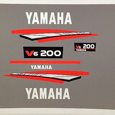 Yamaha Outboard Decal sticker 200 hp two stroke Marine Vinyl Free USA ship $74.99