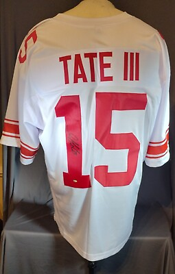 #ad Golden Tate Signed New York Giants Custom Football Jersey w COA $71.40