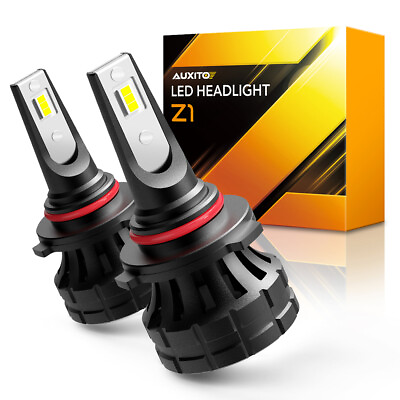 #ad 2 AUXITO 9012 HIR2 LED Headlight High Low Beam Bulb Bright Super Cool White EOOH $23.59