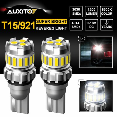 #ad 2X Super White Canbus LED Bulbs Car Backup Reverse Light 912 921 T15 W16W Lamp $9.55