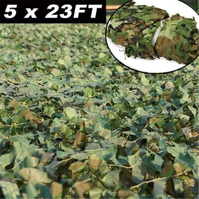 #ad 5x23FT Camouflage Netting Camo Army Net Woodland Camping Hunting Cover Shade US $20.99