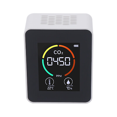 #ad 3 In 1 Carbon Dioxide Detector CO2 Temp Humi TVOC Meter For Home Office Car $20.90