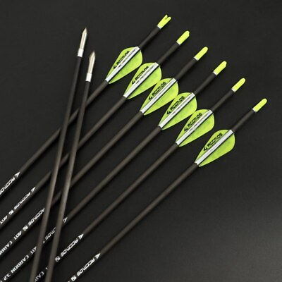 ID 3.2mm 40T Carbon Arrow Straightness 0.009 Archery for Compound Recurve Bow $215.62