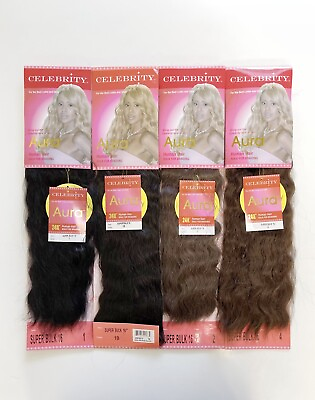 #ad Blended Human Hair Super Bulk Wet and Wavy for Braiding 16 24#x27;#x27; Select Colors $15.99