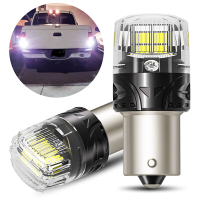 #ad AUXITO 1156 BA15S LED Backup Reverse Turn Signal Light Bulb Anti Hyper Flash BRS $12.99