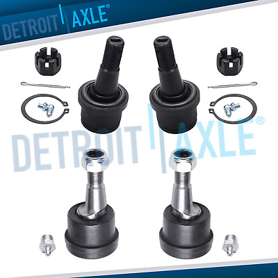 #ad 4WD Front Lower Upper Ball Joints for 2000 2001 2002 Dodge Ram 2500 Ram 3500 4x4 $44.44