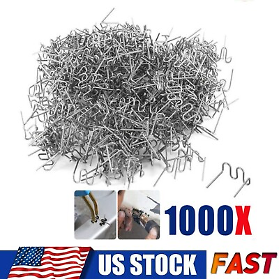 #ad 1000 2000x Hot Staples Plastic Welding Wave Stapler For Car Bumper Repair 0.8mm $11.99