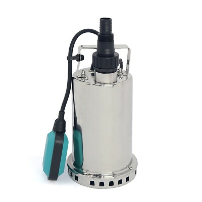 #ad XtremepowerUS 1HP 900w Stainless Submersible Sump Pump Drain Suction Flooding $89.95