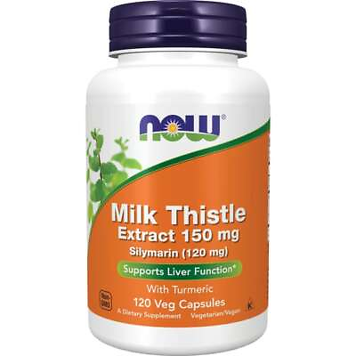 #ad NOW Foods Milk Thistle Extract 120 Veg Caps $12.34